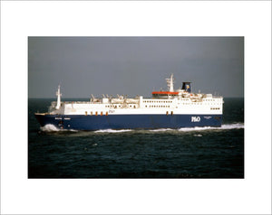 BALTIC FERRY in the North Sea