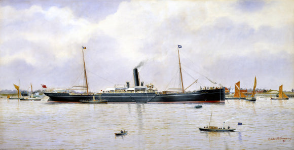 CEYLON at anchor on the Thames
