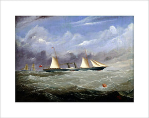 NYANZA (1864) in a squall