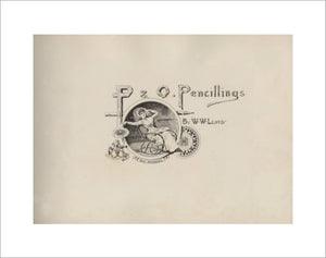 "P&O Pencillings" - Frontispiece