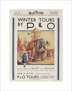 P&O Winter Tours Advert, 1933