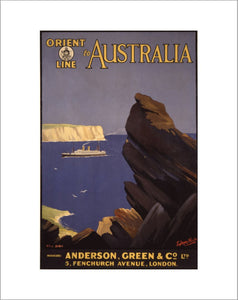 Orient Line to Australia - Sydney Heads