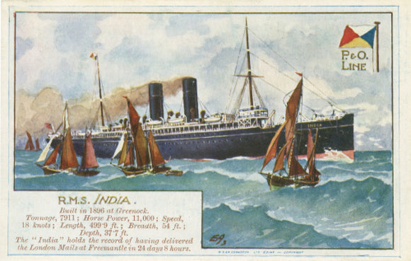 INDIA at sea