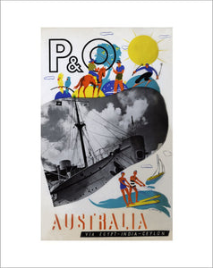 'P&O Australia' brochure
