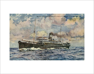 Calcutta - Burma mail ship ARANKOLA