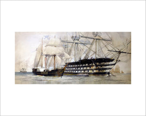 WILLIAM FAWCETT and HMS Queen in 1837