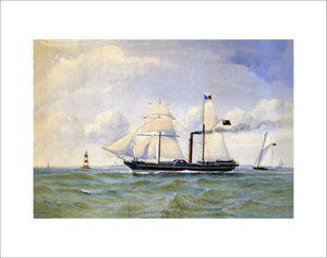 WILLIAM FAWCETT passing a lighthouse