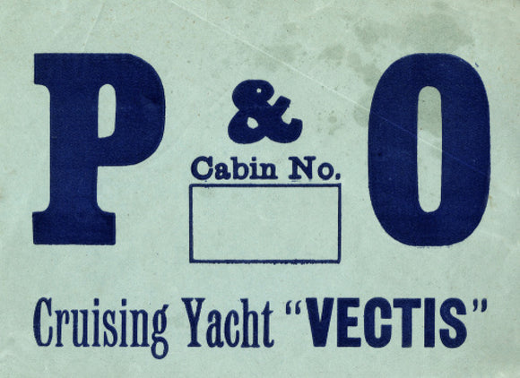 P&O Baggage Label for VECTIS