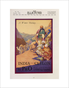 P&O Winter Holidays Advert, 1931