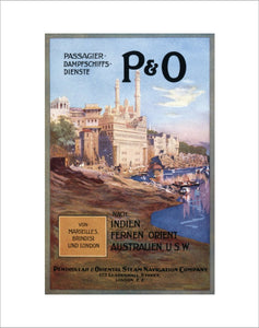 P&O Print Advert in German