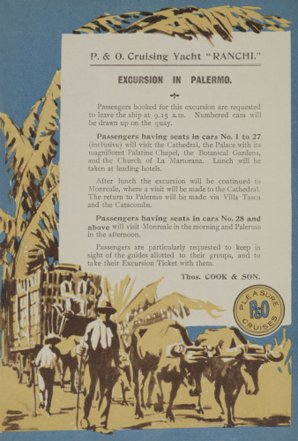 Shore Excursion details for Palermo