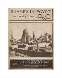P&O 'Summer in Egypt' Brochure