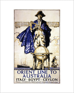 Orient Line to Australia - Italy, Egypt, Ceylon