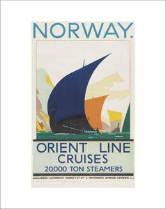 Norway - Orient Line Cruises - 20,000 ton steamers