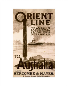 Orient Line to Australia - Travel in luxury