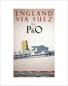England via Suez by P&O