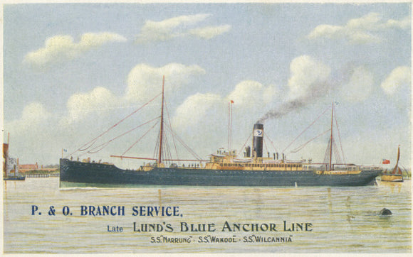 Early P&O Branch Service Postcard