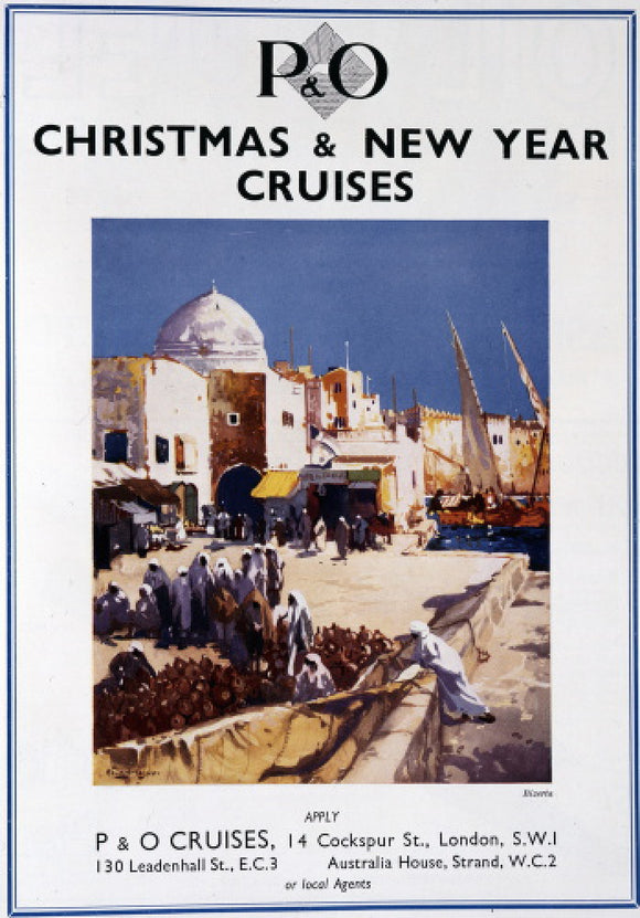 P&O Advert for Christmas & New Year Cruises