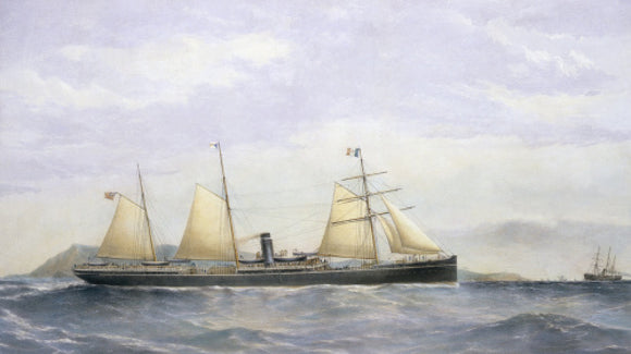 The P&O steam ships ANCONA and VERONA