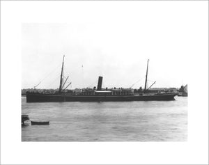 BORNEO at anchor