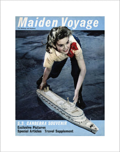 CANBERRA Maiden voyage souvenir brochure