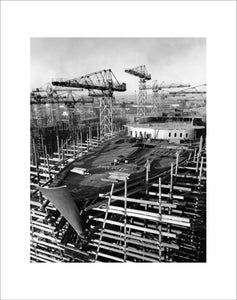 CANBERRA at Harland & Wolff shipyard