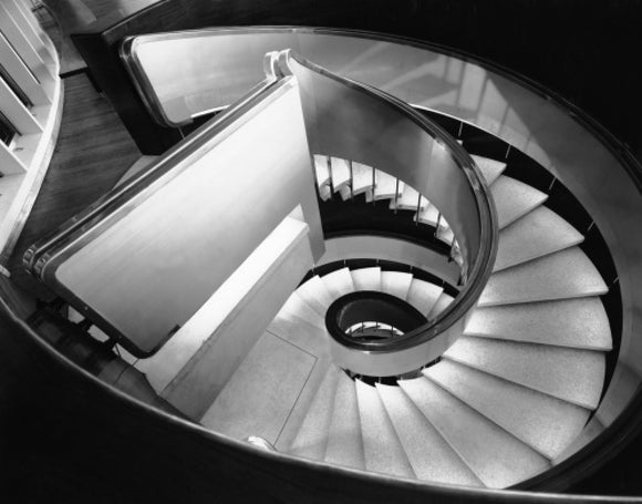 CANBERRA's First Class spiral staircase