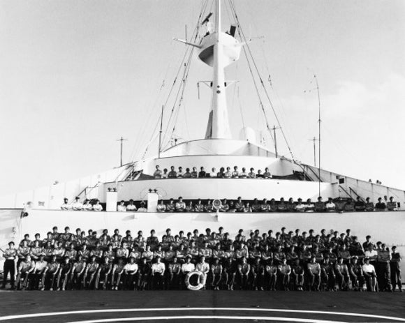 Military Officers and Crew on board CANBERRA