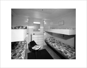 CANBERRA's Tourist Class 2+2 berth cabin