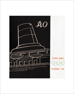P&O brochure for the Olympic Games in Melbourne