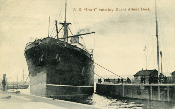 ORARI entering Royal Albert Dock