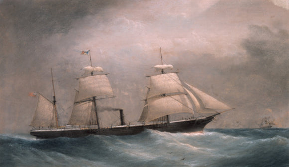 ORISSA under sail and steam