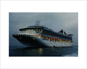 GRAND PRINCESS on sea trials in Italy