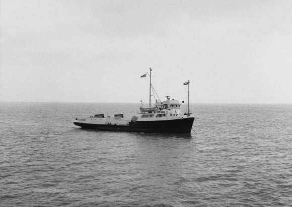 LADY CLAUDINE at anchor