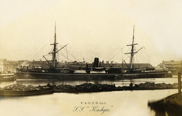 KASHGAR (1874) in port